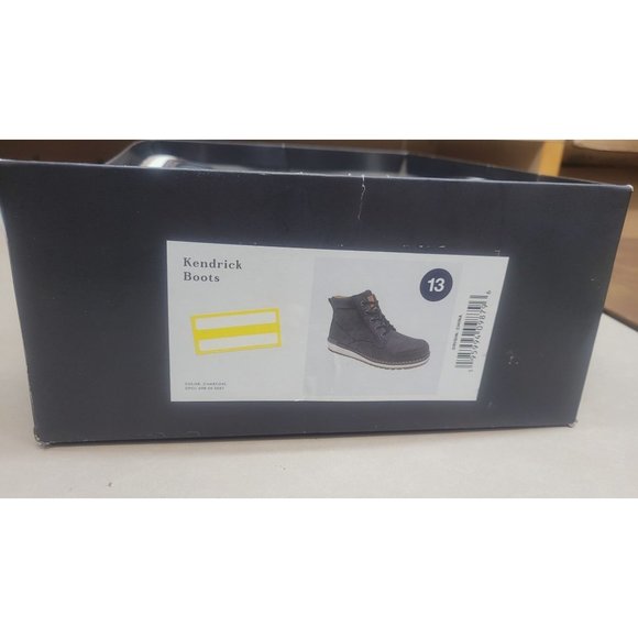 Men's Kendrick Lace-Up Boots - Goodfellow & Co Charcoal 13 - Picture 9 of 10